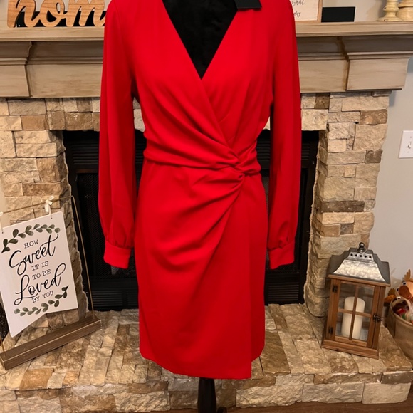 Women’s DKNY Faux Wrap Dress - Picture 5 of 9